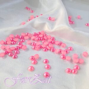 Jumatati perla de cusut 6 mm - Roz bombon